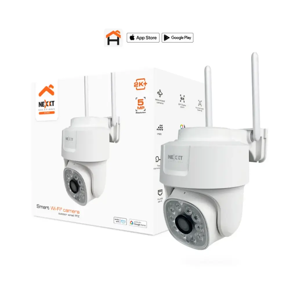 Cámara Inteligente Nexxt Solutions Wi-Fi® PTZ para Exteriores - NHC-OP10