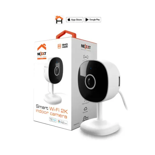 Cámara Inteligente Wi-Fi Nexxt Solutions NHC-I710 2K para Interior | Visión 360°